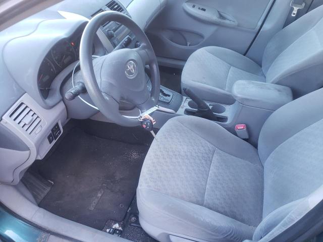 JTDBL40E59J044649 - 2009 TOYOTA COROLLA BASE GREEN photo 7
