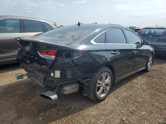 5NPE34AF0JH677514 - 2018 HYUNDAI SONATA SPORT Чорний фото 3