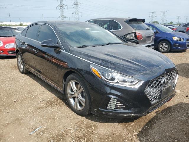 5NPE34AF0JH677514 - 2018 HYUNDAI SONATA SPORT Чорний фото 4