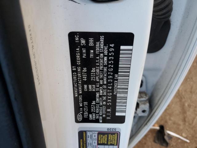 5XXGT4L39JG253594 - 2018 KIA OPTIMA LX 白色 照片 12