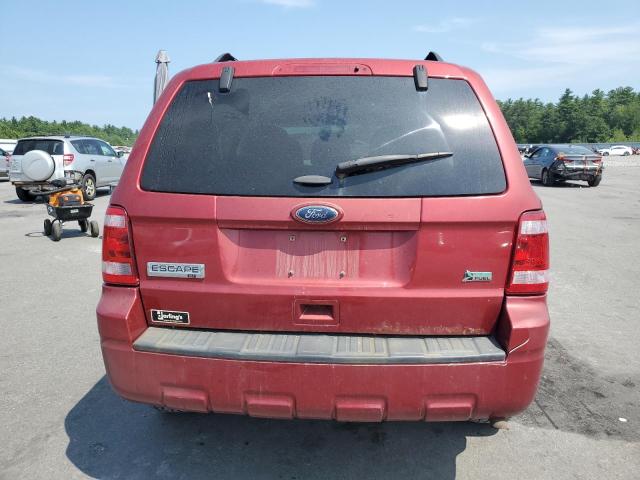 1FMCU9DG1CKB98394 - 2012 FORD ESCAPE XLT RED photo 6