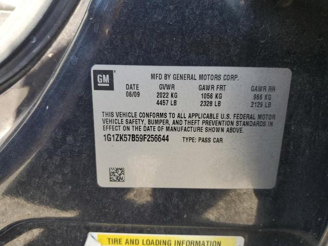 1G1ZK57B59F256644 - 2009 CHEVROLET MALIBU LTZ BLACK photo 12