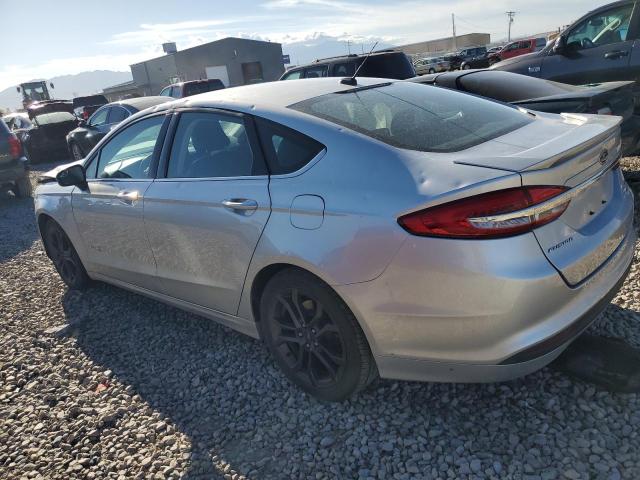 3FA6P0LU7JR226032 - 2018 FORD FUSION SE HYBRID SILVER photo 2