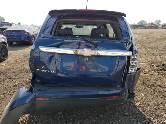 2CNDL23F286046741 - 2008 CHEVROLET EQUINOX LS BLUE photo 6