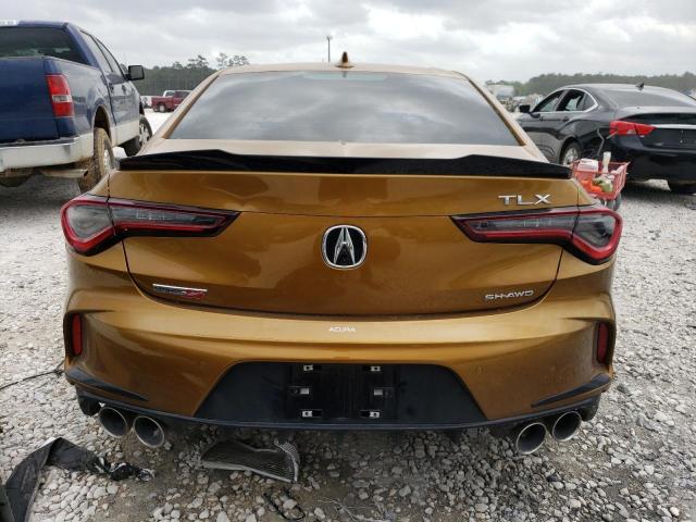 19UUB7F95NA000542 - 2022 ACURA TLX TYPE S GOLD photo 6