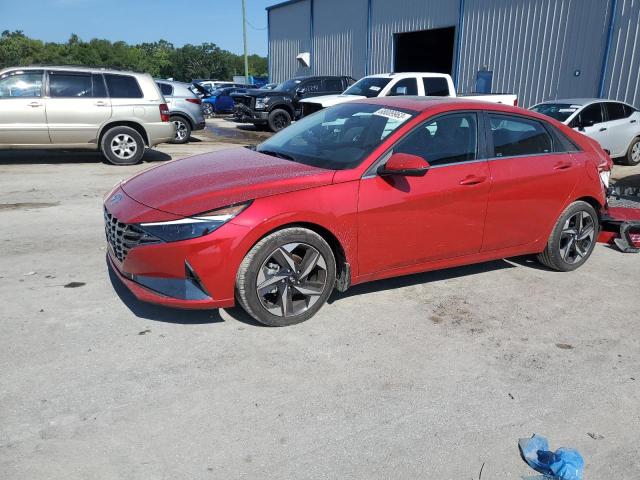 5NPLP4AG2PH114784 - 2023 HYUNDAI ELANTRA LIMITED RED photo 1