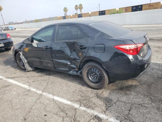 2T1BURHE2KC221691 - 2019 TOYOTA COROLLA L أسود صورة 2