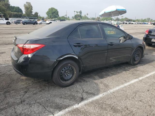 2T1BURHE2KC221691 - 2019 TOYOTA COROLLA L أسود صورة 3