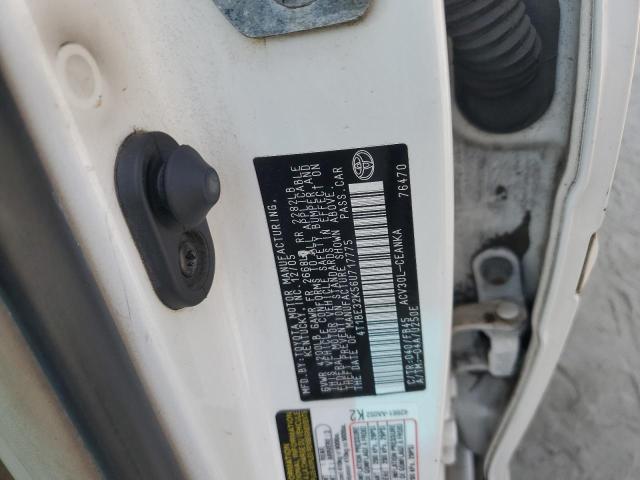 4T1BE32K56U717775 - 2006 TOYOTA CAMRY LE WHITE photo 12