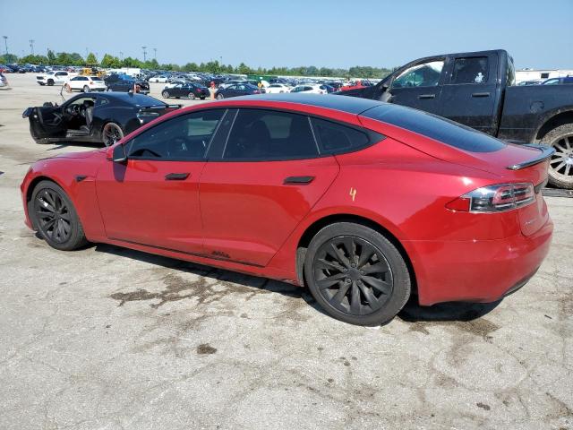 5YJSA1E23HF198530 - 2017 TESLA MODEL S წითელი ფოტო 2