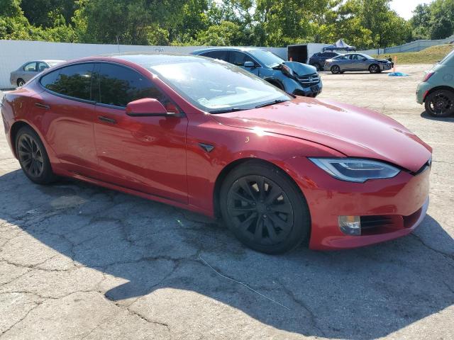 5YJSA1E23HF198530 - 2017 TESLA MODEL S წითელი ფოტო 4