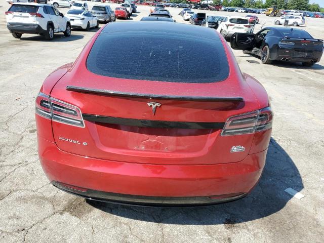 5YJSA1E23HF198530 - 2017 TESLA MODEL S წითელი ფოტო 6