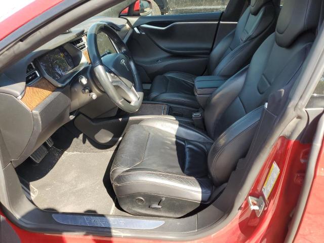 5YJSA1E23HF198530 - 2017 TESLA MODEL S წითელი ფოტო 7