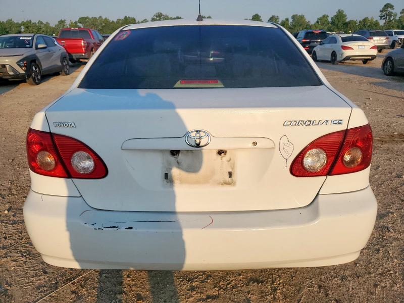 1NXBR32E28Z034465 - 2008 TOYOTA COROLLA CE WHITE photo 6