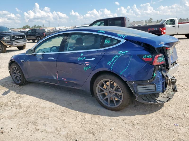 5YJ3E1EA4JF076328 - 2018 TESLA MODEL 3 Көк фото 2