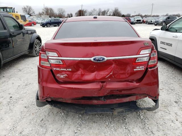 1FAHP2E8XEG107649 - 2014 FORD TAURUS SEL RED photo 6