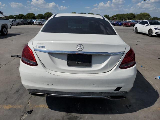 55SWF4JB4JU238306 - 2018 MERCEDES-BENZ C 300 WHITE photo 6