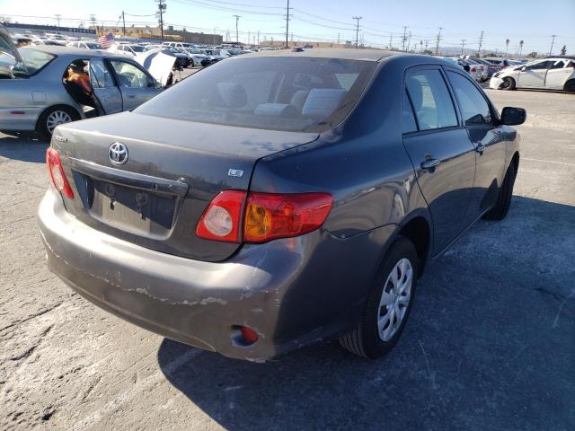 1NXBU4EEXAZ311143 - 2010 TOYOTA COROLLA BASE GRAY photo 3