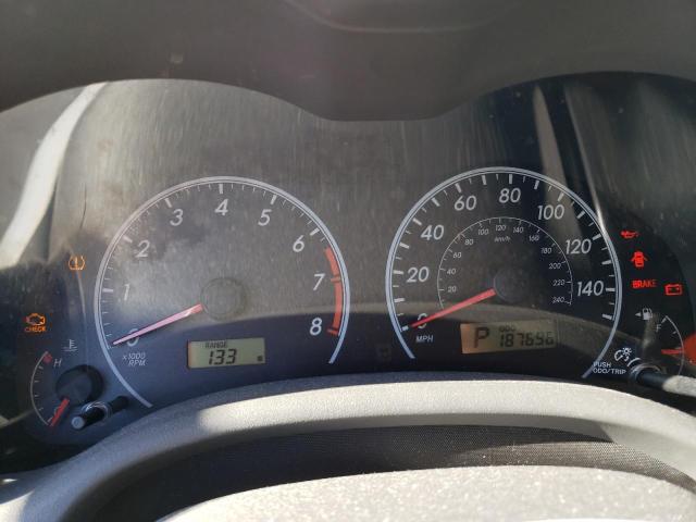 1NXBU4EEXAZ311143 - 2010 TOYOTA COROLLA BASE GRAY photo 9