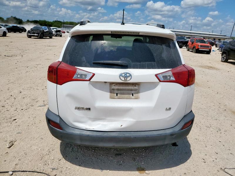 2T3ZFREV1FW219049 - 2015 TOYOTA RAV4 LE WHITE photo 6