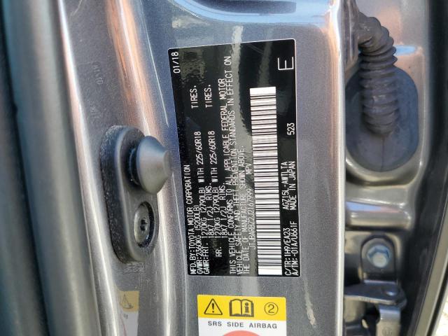 JTJBARBZ2J2167999 - 2018 LEXUS NX 300 BASE ნაცრისფერი ფოტო 13