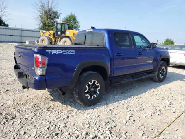 3TMCZ5AN6NM489387 - 2022 TOYOTA TACOMA DOUBLE CAB ლურჯი ფოტო 3