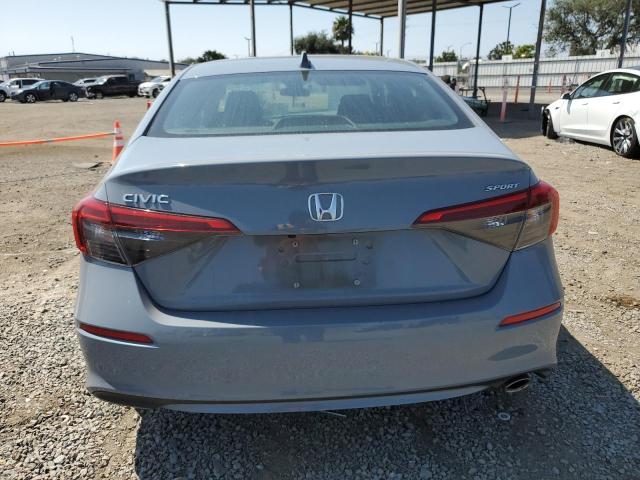 2HGFE2F59NH587975 - 2022 HONDA CIVIC SPORT GRAY photo 6