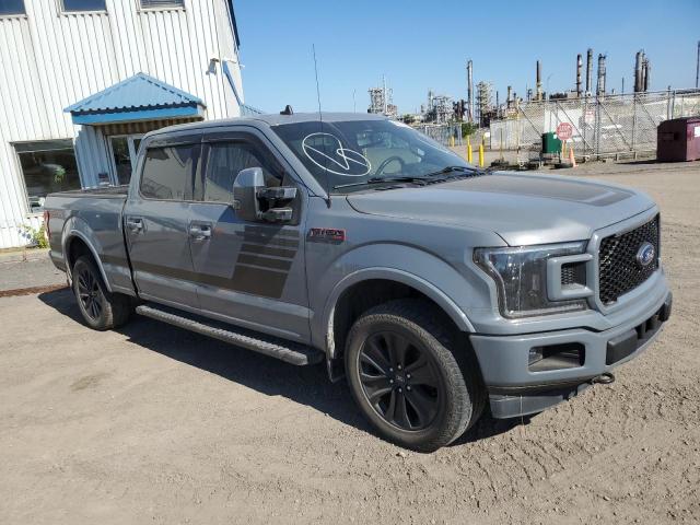 1FTFW1E44KFB97488 - 2019 FORD F150 SUPERCREW GRAY photo 4