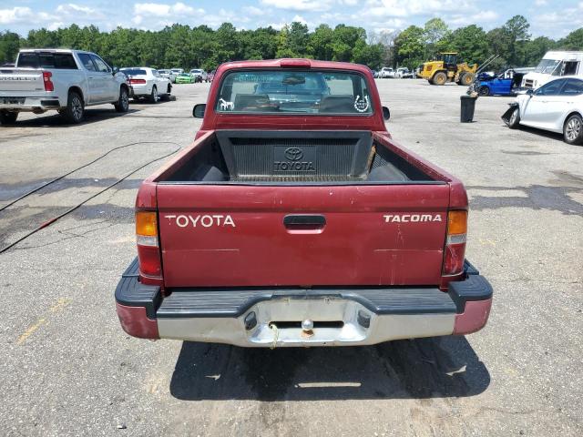 5TENL42N6YZ694623 - 2000 TOYOTA TACOMA MAROON photo 6