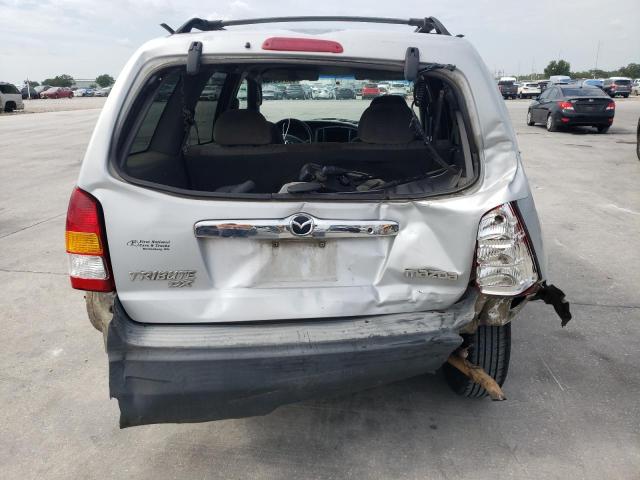 4F2YU07B52KM45162 - 2002 MAZDA TRIBUTE DX SILVER photo 6