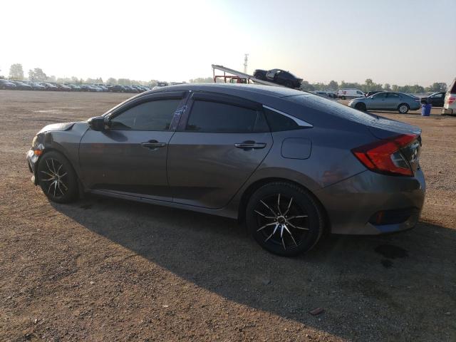 2HGFC2F56JH003290 - 2018 HONDA CIVIC LX GRAY photo 2