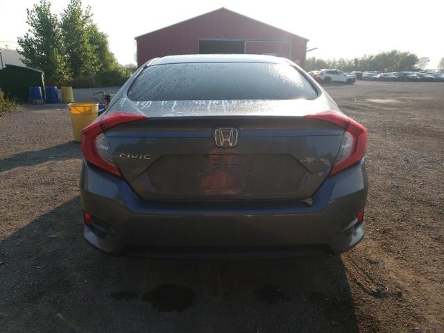 2HGFC2F56JH003290 - 2018 HONDA CIVIC LX GRAY photo 6