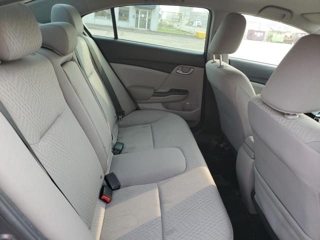 2HGFB2F46FH013822 - 2015 HONDA CIVIC LX GRAY photo 10
