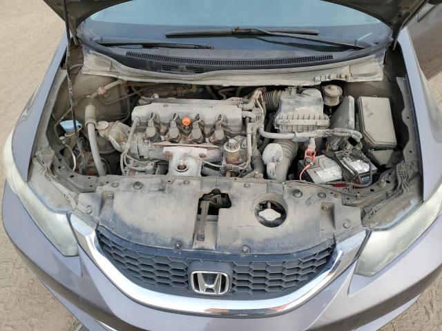 2HGFB2F46FH013822 - 2015 HONDA CIVIC LX GRAY photo 11
