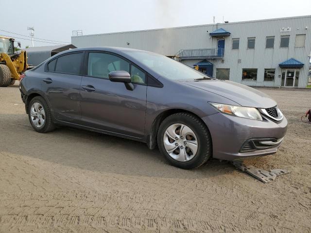 2HGFB2F46FH013822 - 2015 HONDA CIVIC LX GRAY photo 4