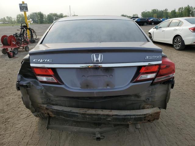 2HGFB2F46FH013822 - 2015 HONDA CIVIC LX GRAY photo 6