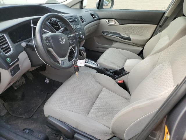2HGFB2F46FH013822 - 2015 HONDA CIVIC LX GRAY photo 7