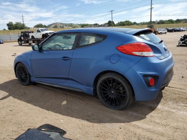 KMHTC6AE8GU256421 - 2016 HYUNDAI VELOSTER TURBO Mavi foto 2