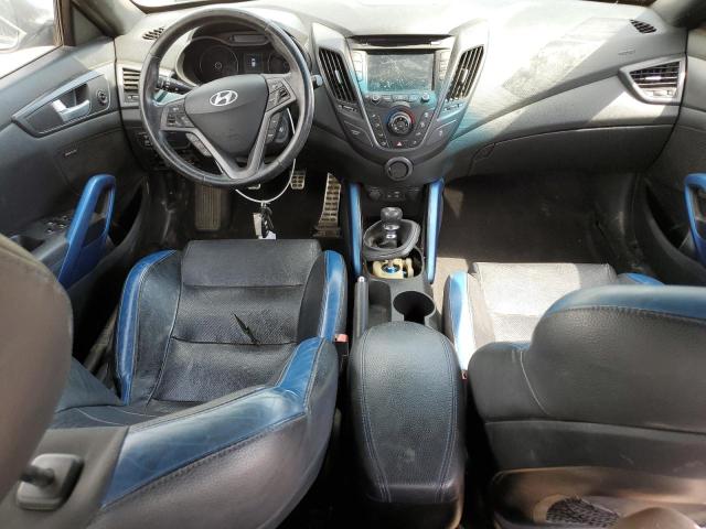KMHTC6AE8GU256421 - 2016 HYUNDAI VELOSTER TURBO Mavi foto 8
