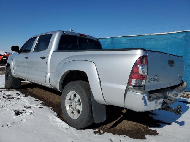 5TFKU4HN7DX004189 - 2013 TOYOTA TACOMA DOUBLE CAB PRERUNNER LONG BED SILVER photo 2