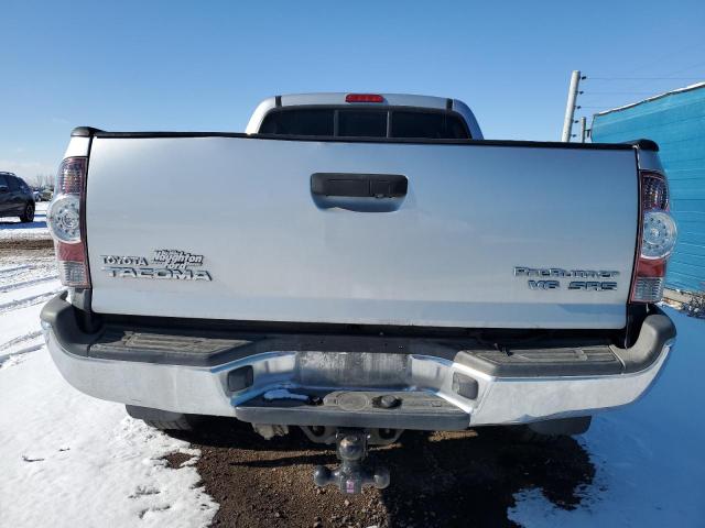 5TFKU4HN7DX004189 - 2013 TOYOTA TACOMA DOUBLE CAB PRERUNNER LONG BED SILVER photo 6