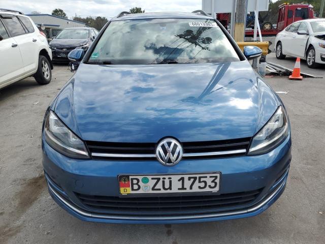 3VWC17AU6FM513079 - 2015 VOLKSWAGEN GOLF SPORT S BLUE photo 5