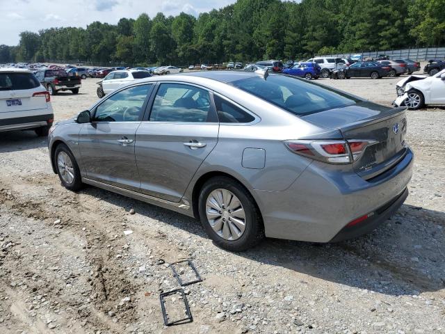 KMHE24L37HA061151 - 2017 HYUNDAI SONATA HYBRID SILVER photo 2