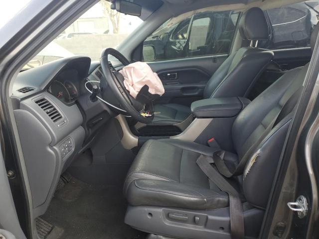 5FNYF28557B040096 - 2007 HONDA PILOT EXL GRAY photo 7