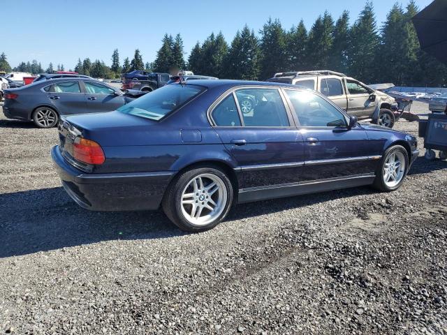 WBAGG8343YDN77047 - 2000 BMW 740 I AUTOMATIC BLUE photo 3