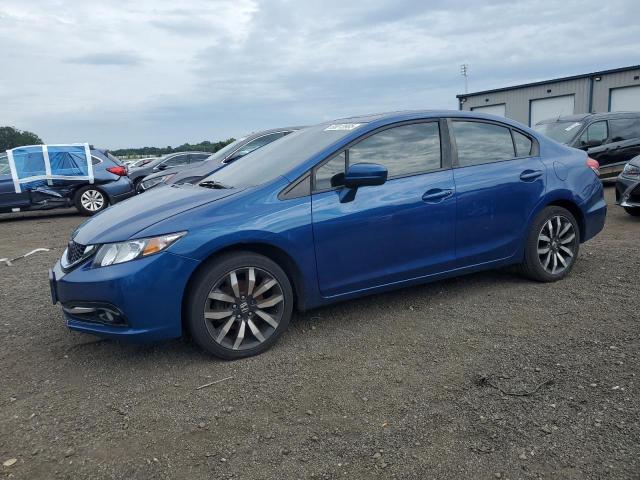 19XFB2F93FE219783 - 2015 HONDA CIVIC EXL BLUE photo 1