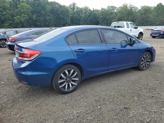 19XFB2F93FE219783 - 2015 HONDA CIVIC EXL BLUE photo 3