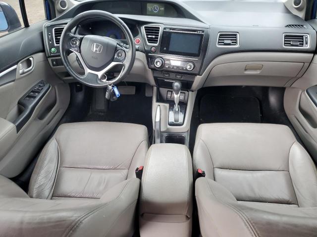 19XFB2F93FE219783 - 2015 HONDA CIVIC EXL BLUE photo 8