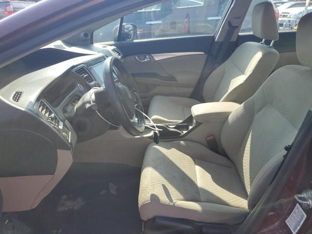 19XFB2F8XFE227564 - 2015 HONDA CIVIC EX 红色 照片 7