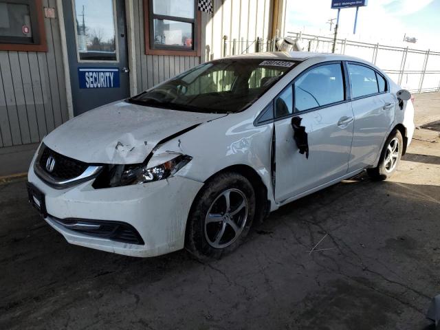 19XFB2F76FE053032 - 2015 HONDA CIVIC SE WHITE photo 1